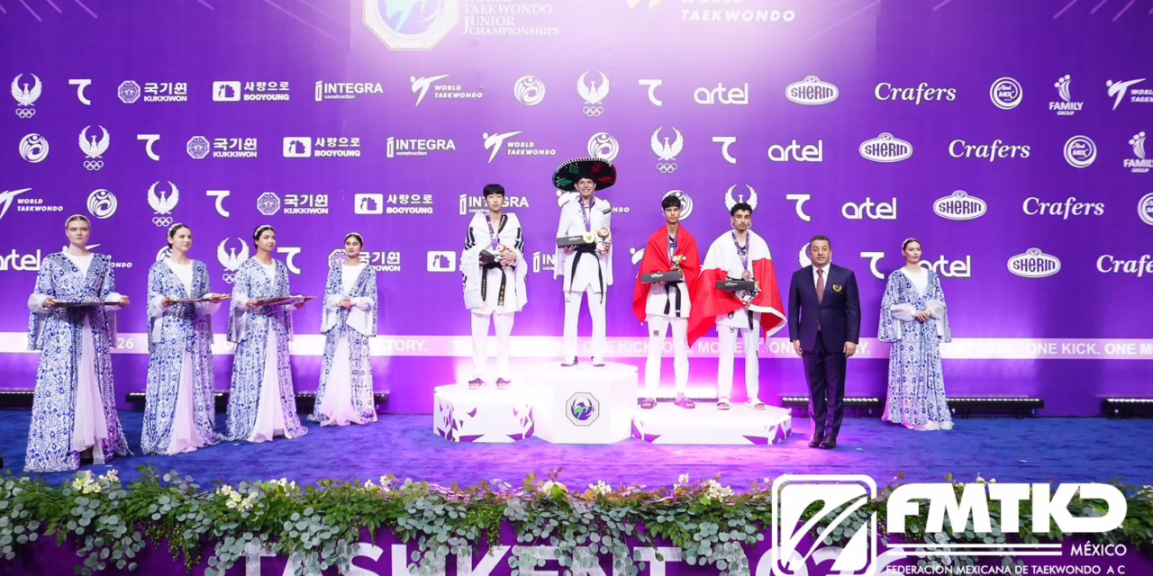 El mexicano Guillermo Cortés es campeón mundial juvenil de taekwondo