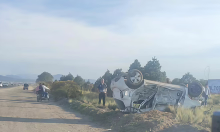 Aparatoso accidente en la carretera Perote-Altotonga: Camioneta termina volcada tras colisión con autobús