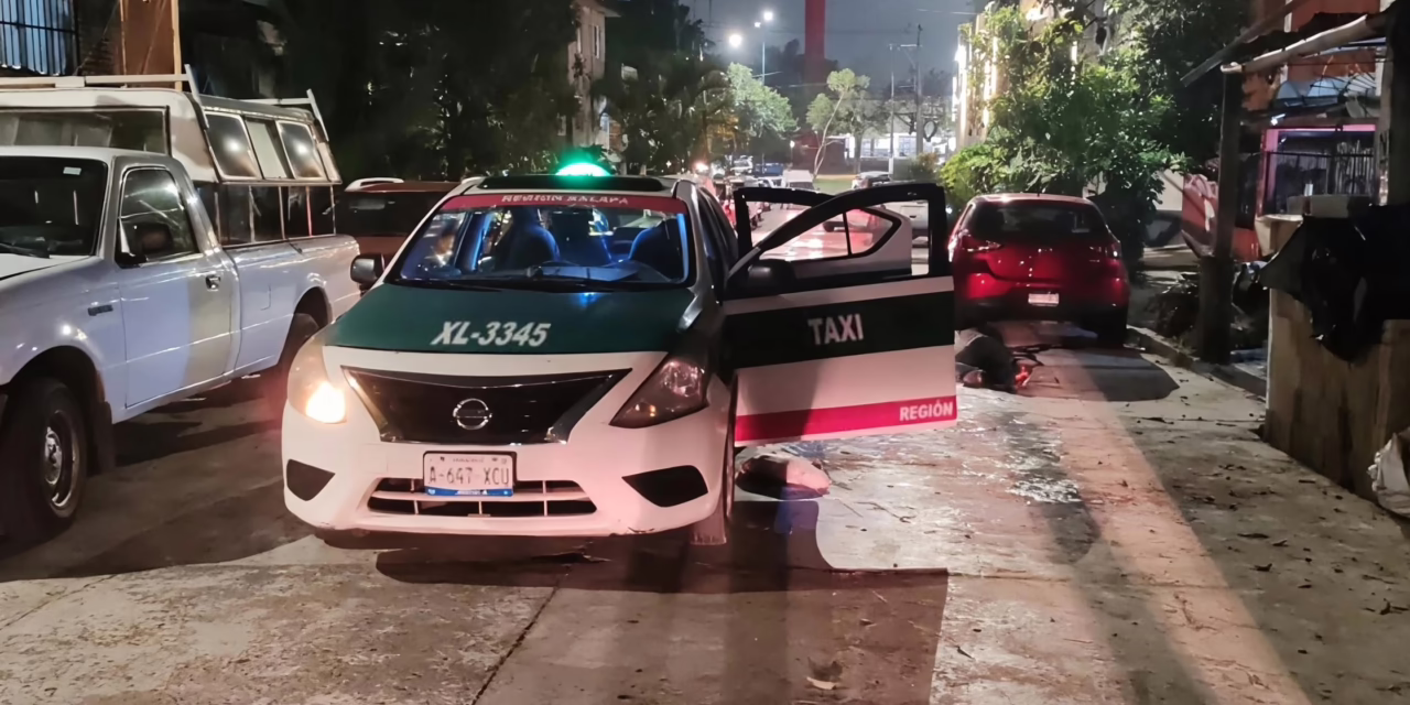 Asesinan a taxista a puñaladas; elementos de SSP capturan a presunto homicida