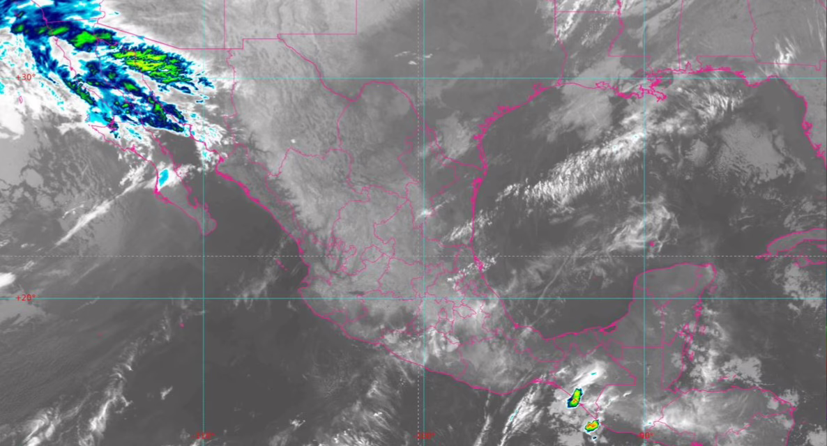 Canales de baja presión en el interior del país y el ingreso de aire húmedo del océano Pacífico, golfo de México y mar Caribe