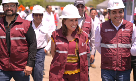 Gobernadora y titular de CONAGUA supervisan el Acueducto Coatzacoalcos