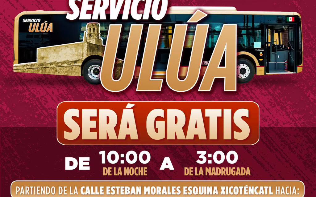 Transporte Ulúa gratuito para asistentes del Festival Puerto Sonoro