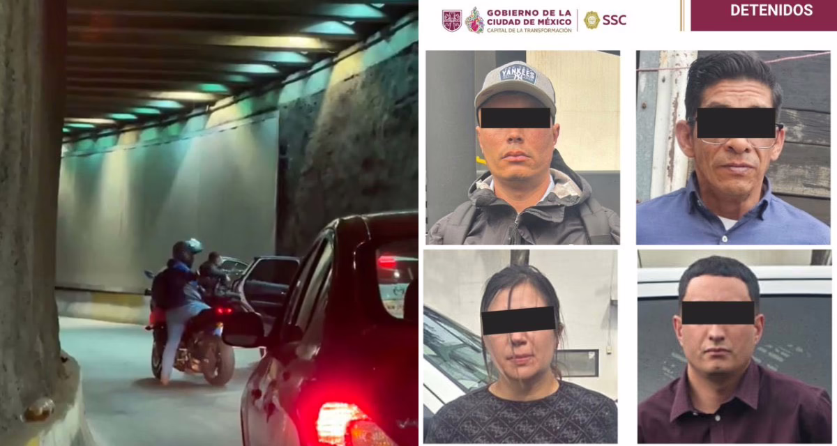 CAEN LOS ASALTANTES QUE ROBAEON RELOJ DE ALTA GAMA EN EL TÚNEL EN CUAJIMALPA!