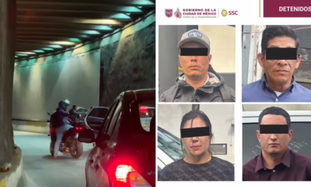 CAEN LOS ASALTANTES QUE ROBAEON RELOJ DE ALTA GAMA EN EL TÚNEL EN CUAJIMALPA!