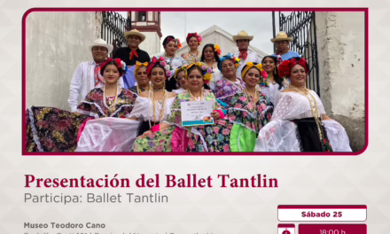 Presenta la SECVER al Ballet Tantlin en el Museo Teodoro Cano