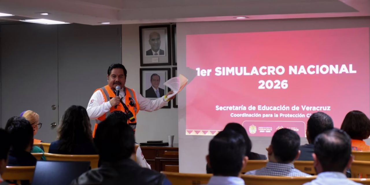 Homologa SEV capacitación y protocolos de protección civil en escuelas