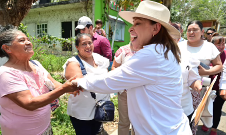 Quien hable mal de Veracruz no tiene cabida, advierte Gobernadora al iniciar obra en Cuitláhuac