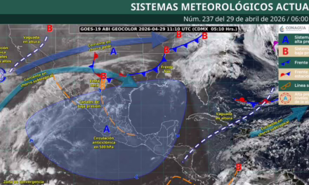 Lluvias fuertes para regiones de Coahuila y Nuevo León y ambiente extremadamente caluroso en la República Mexicana