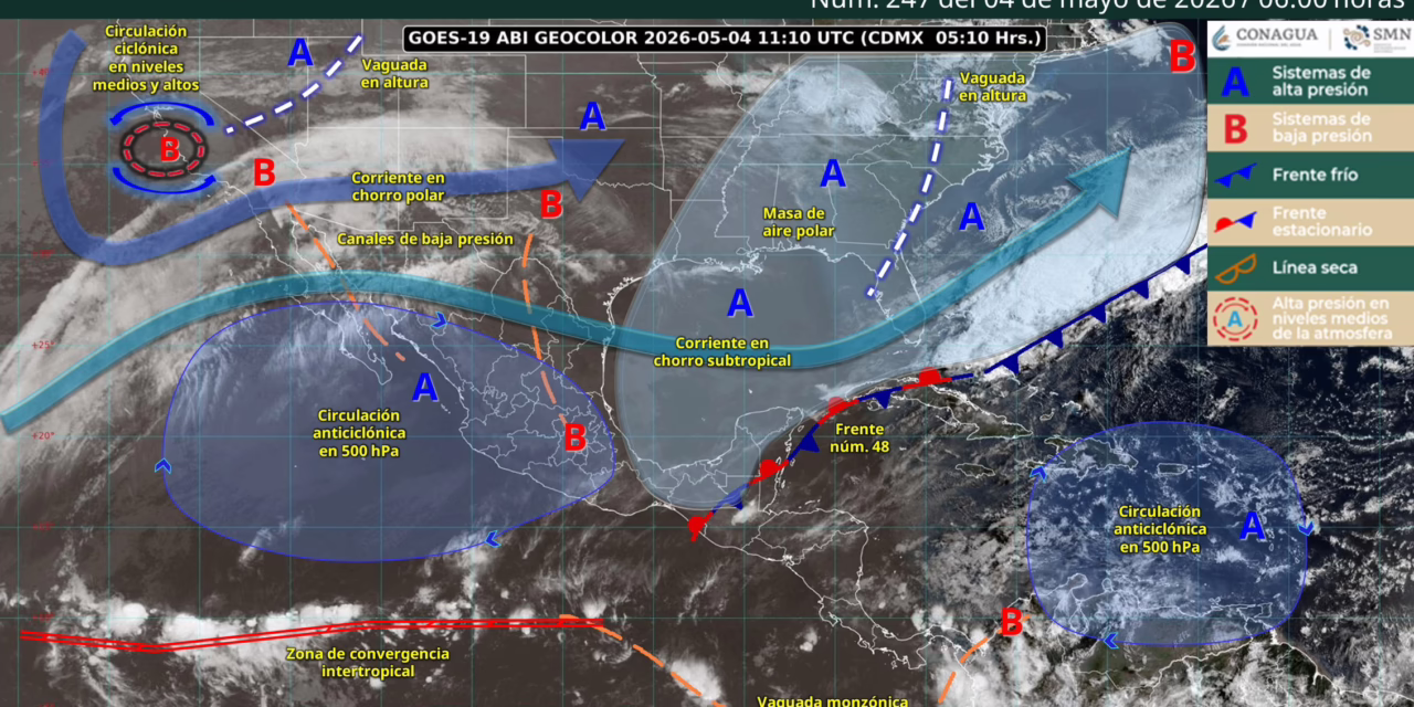 EL DÍA DE HOY DARA INICIO LA ONDA DE CALOR EN QUINCE ESTADOS DE LA REPÚBLICA MEXICANA