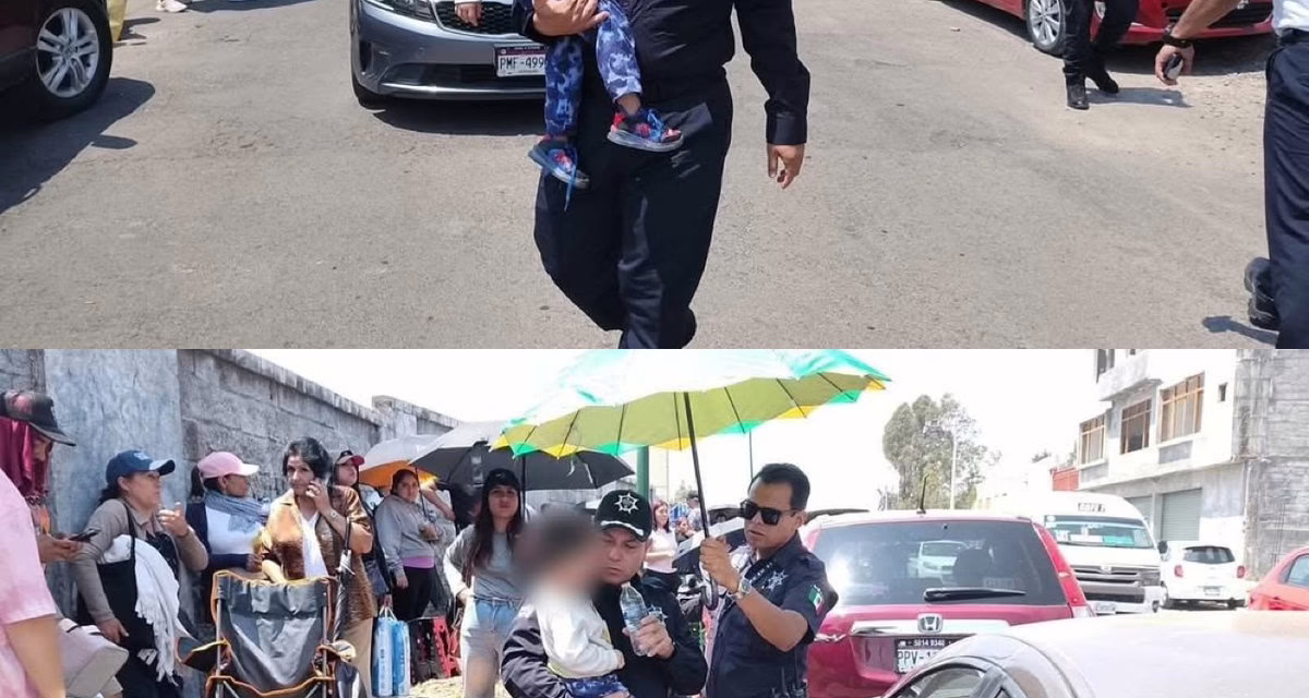 Rescatan a pequeño que fue dejado al interior de un vehículo bajo el sol en Morelia