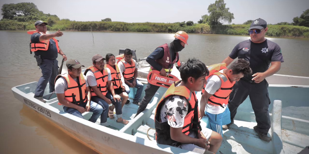 Refuerza PC en Texistepec cultura de prevención ante riesgos de inundación