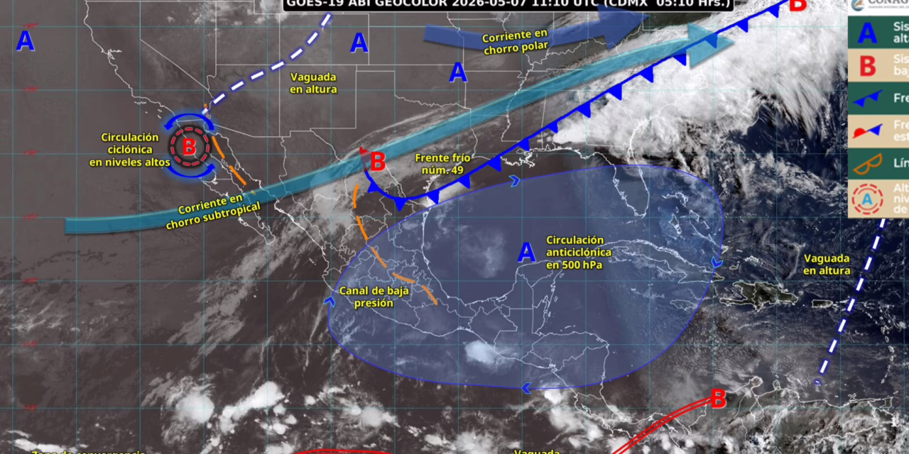 SE PREVÉN LLUVIAS MUY FUERTES A INTENSAS CON TORMENTAS ELÉCTRICAS Y POSIBLES GRANIZADAS EN COAHUILA, NUEVO LEÓN, TAMAULIPAS Y SAN LUÍS POTOSÍ