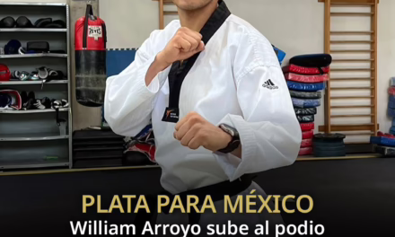 Oaxaqueño William de Jesús Arroyo suma dos medallas de plata en Taekwondo para México