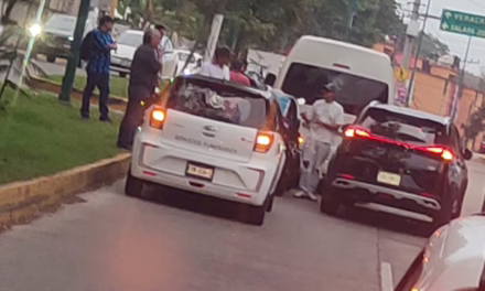 Accidente de tránsito en la avenida Rébsamen