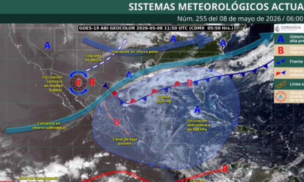 Calor sofocante y fuertes lluvias para este viernes en la República Mexicana