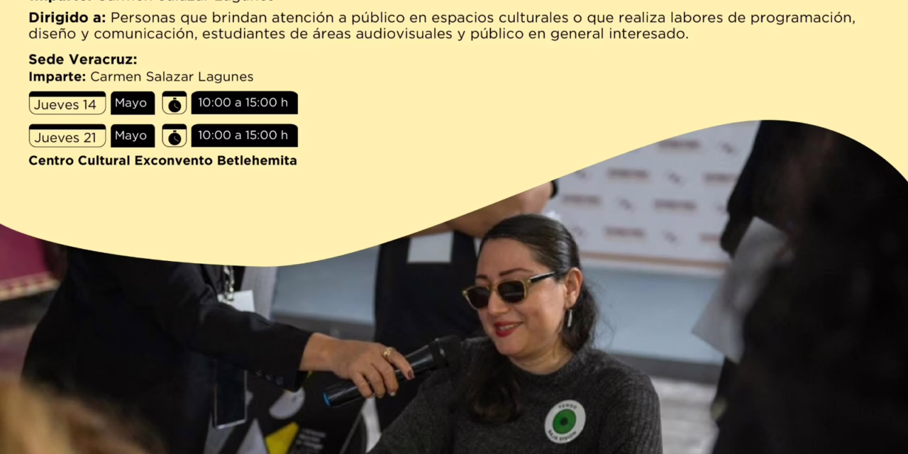 Promueve SECVER taller de comunicación gráfica enfocada a espacios culturales e inclusión social