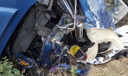 Vuelca tractocamión en la Perote-Xalapa; vialidad afectada