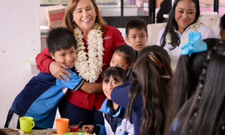 Desde Magdalena, Rocío Nahle refrenda compromiso con la niñez veracruzana