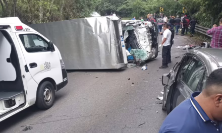 Accidente en la carretera Xalapa -Naolinco, una persona fallecida