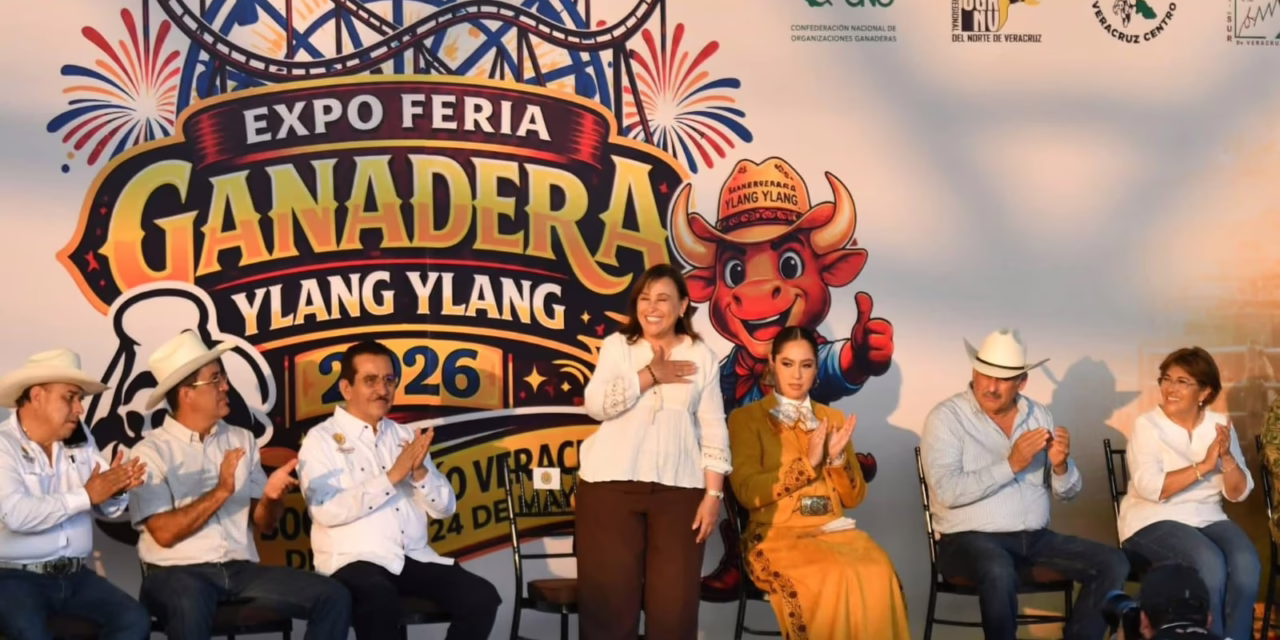 En la Expo Ylang Ylang, Rocío Nahle anuncia aumento sostenido al presupuesto y apoyos ganaderos