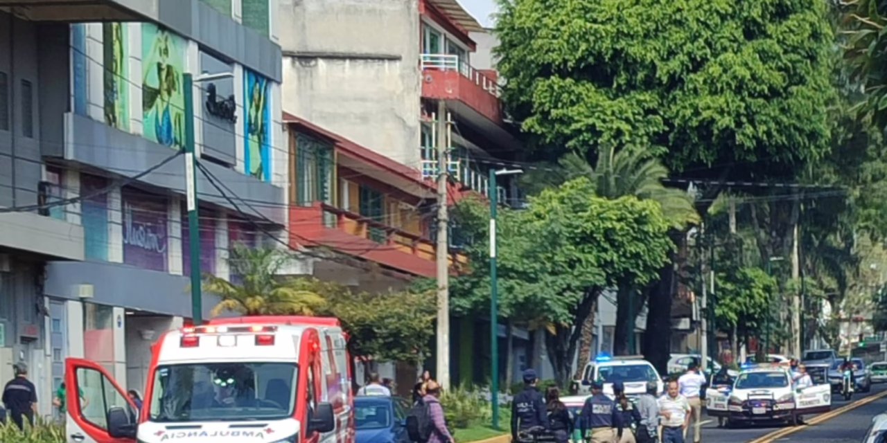 Accidente de tránsito en la avenida Manuel Ávila Camacho