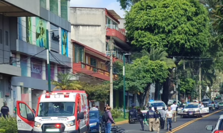 Accidente de tránsito en la avenida Manuel Ávila Camacho