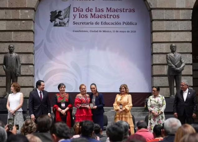 SEP anuncia aumento salarial de 9% para maestros; Sheinbaum impulsa basificación y mejoras en pensiones