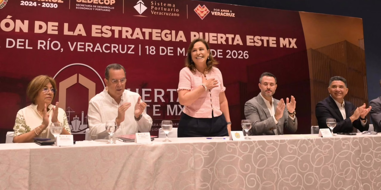 Presenta Veracruz estrategia Puerta Este MX; tiene condiciones para la inversión y el desarrollo: Rocío Nahle