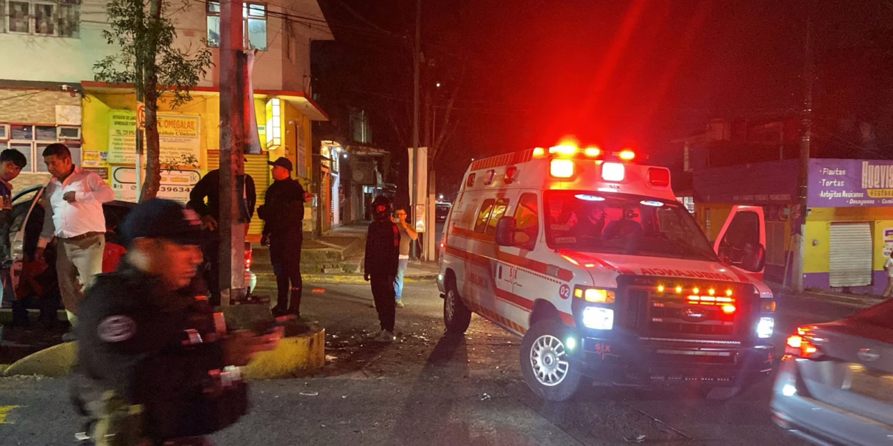 Accidente en la avenida Américas y Pípila