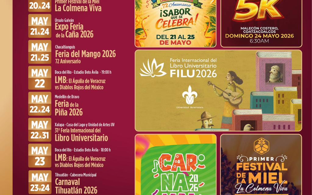 Semana llena de tradición, música y convivencia con actividades hasta el 24 de mayo