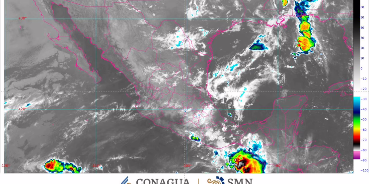 SE PRONOSTICAN LLUVIAS MUY FUERTES EN PUEBLA, OAXACA Y CHIAPAS.