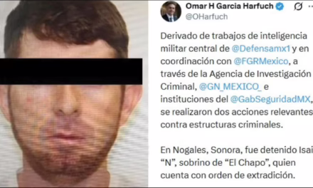 Detienen en Sonora a sobrino de ‘El Chapo’ buscado para extradición, informa Harfuch