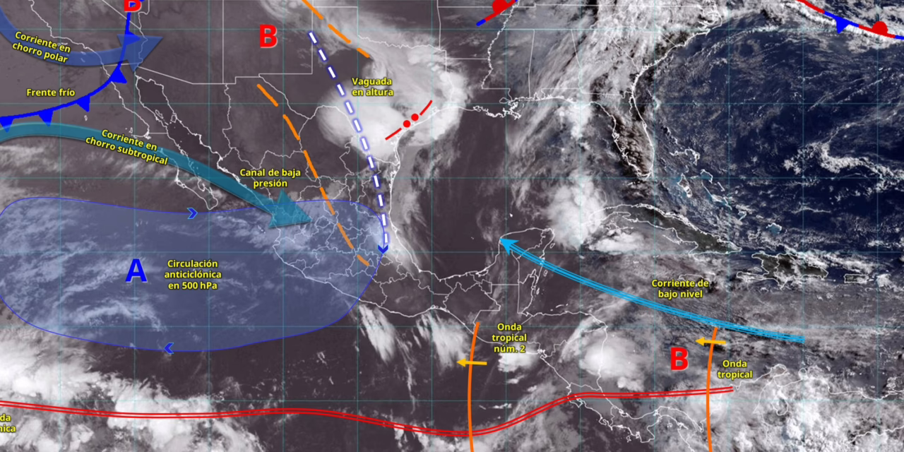 LLUVIAS PUNTUALES INTENSAS EN PUEBLA, VERACRUZ, OAXACA Y CHIAPAS