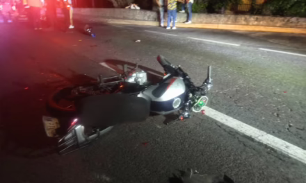 Motociclista lesionado en el bulevar Xalapa-Banderilla