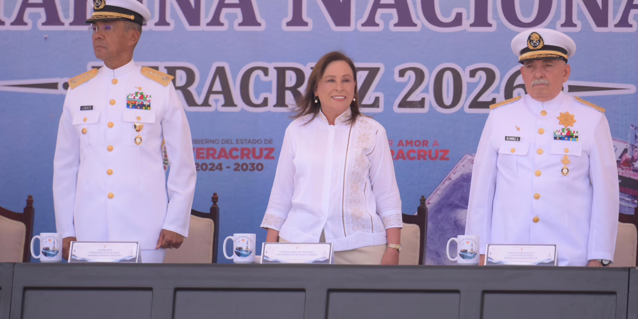 Veracruz, cuna de la soberanía marítima de México: Gobernadora