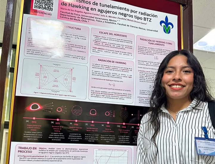 Del aula al cosmos: alumna UV gana certamen nacional de física