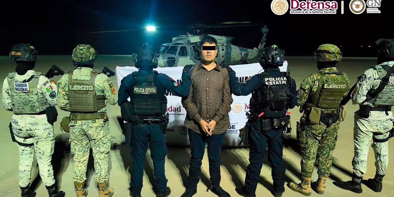 Autoridades Federales y Estatales capturan a Gabriel “N”, alias “Gabito” en Sinaloa