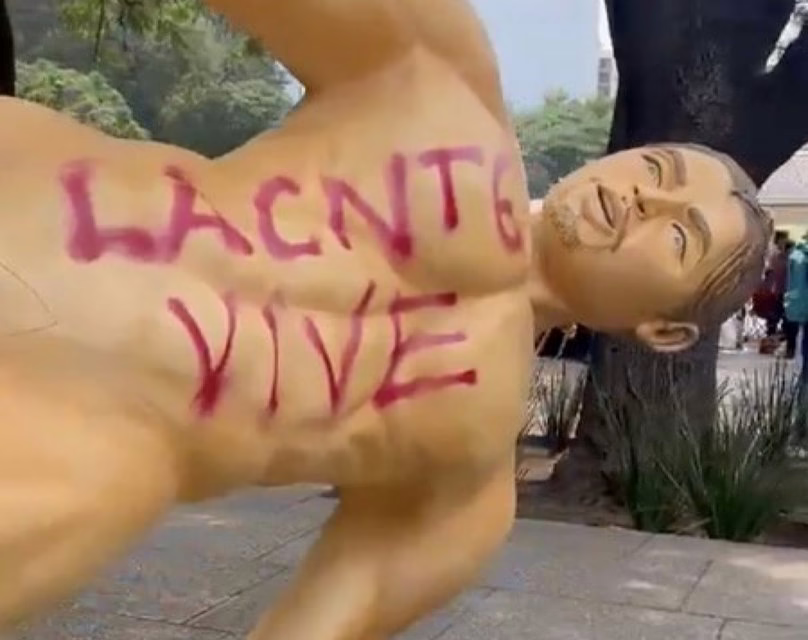 MUNDIAL 2026: VIDEO DE LA CNTE HACIENDO AFECTACIONES