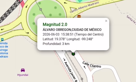 Se registra microsismo en Alcaldía Álvaro Obregón, CDMX