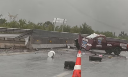 Accidente en la autopista Perote -Xalapa