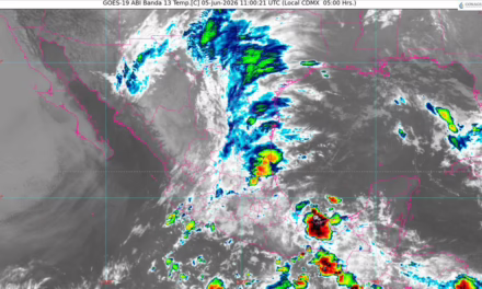 DURANTE ESTE DÍA, PREVALECERÁ EL TEMPORAL DE LLUVIAS EN LA MAYOR PARTE DE LA REPÚBLICA MEXICANA