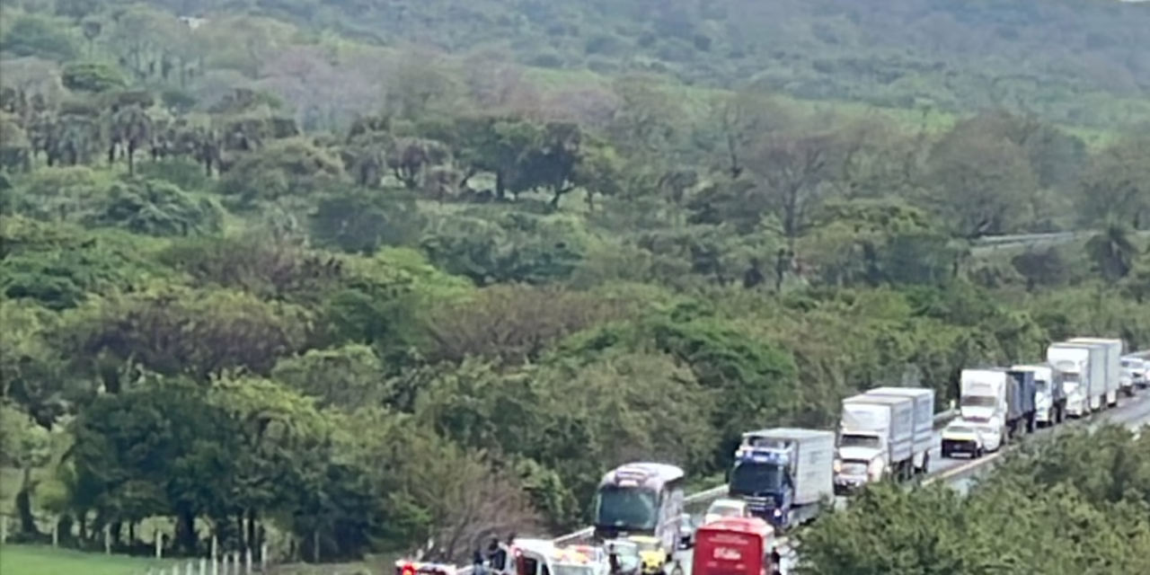 Accidente fatal en la autopista 180 Laguna Verde- Poza Rica: Choque frontal entre particular y autobús ADO