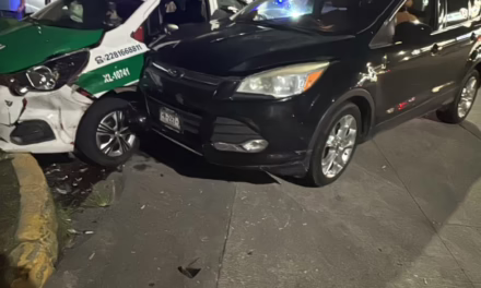 Accidente de tránsito en la avenida Orizaba