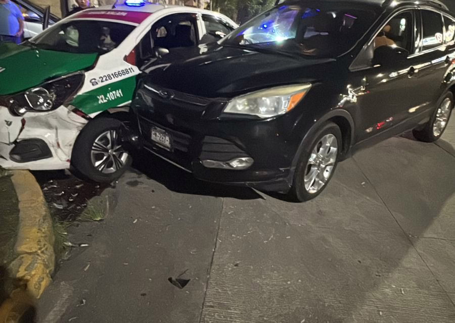 Accidente de tránsito en la avenida Orizaba