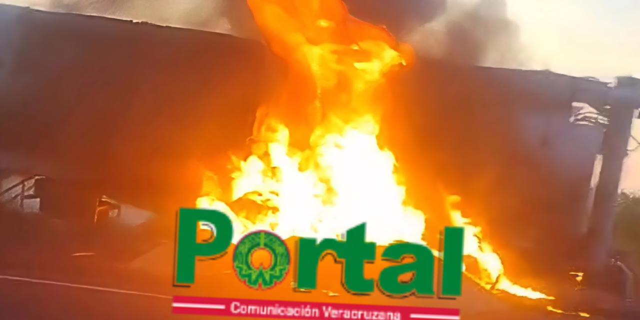 Se incendia pipa en la carretera Cardel – Poza Rica