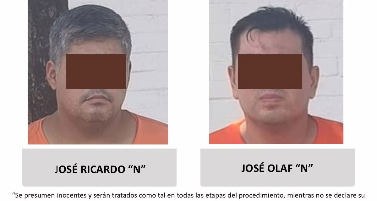 Prisión 𝗽𝗿𝗲𝘃𝗲𝗻𝘁𝗶𝘃𝗮 𝗰𝗼𝗻𝘁𝗿𝗮 𝗱𝗼𝘀 𝗶𝗺𝗽𝘂𝘁𝗮𝗱𝗼𝘀 𝗽𝗼𝗿 𝗽𝗿𝗲𝘀𝘂𝗻𝘁𝗼 𝗿𝗼𝗯𝗼 𝗮𝗴𝗿𝗮𝘃𝗮𝗱𝗼 𝗲𝗻 Boca del Río 