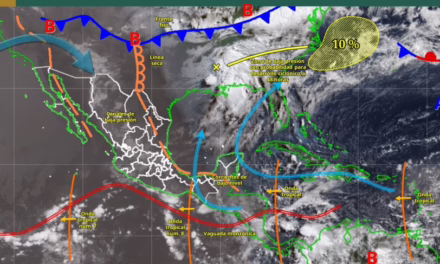 LLUVIAS MUY FUERTES EN EL CENTRO, SUR Y SURESTE DEL PAÍS