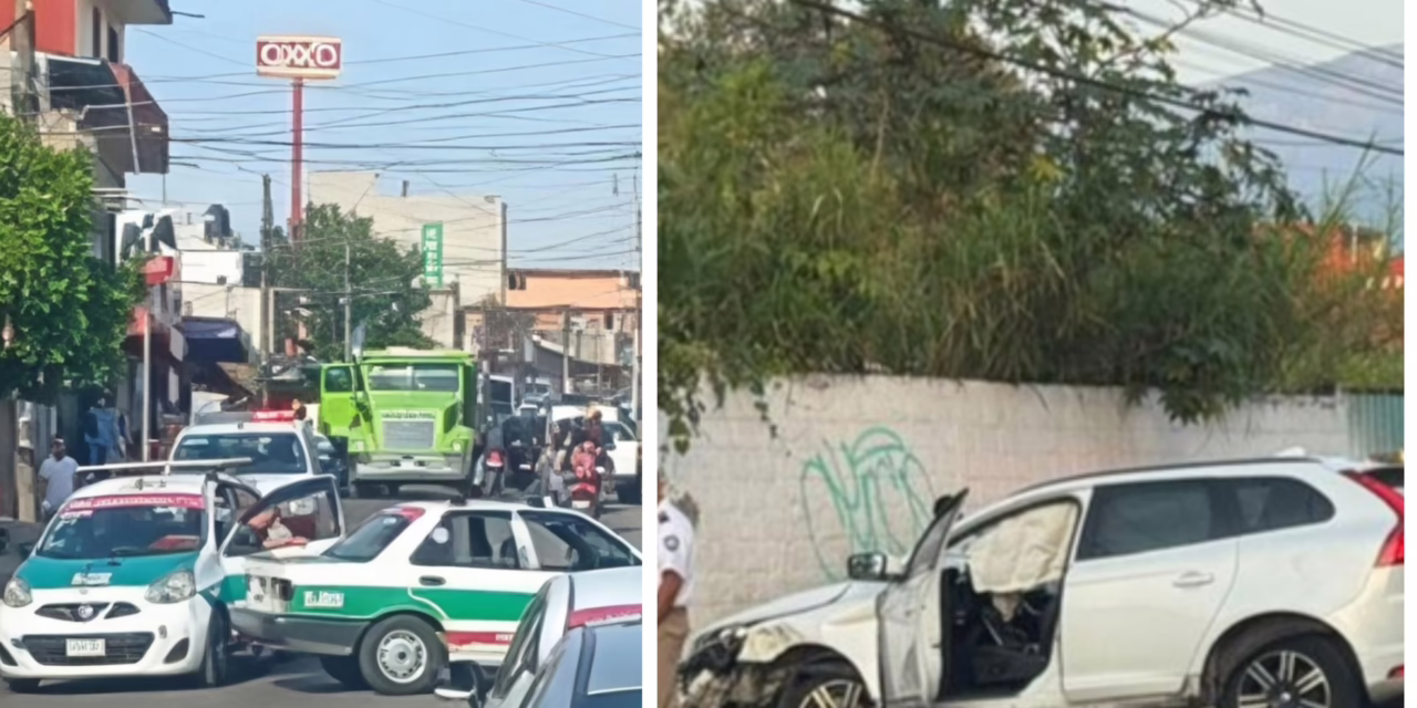 Se registran dos accidentes esta mañana en Xalapa