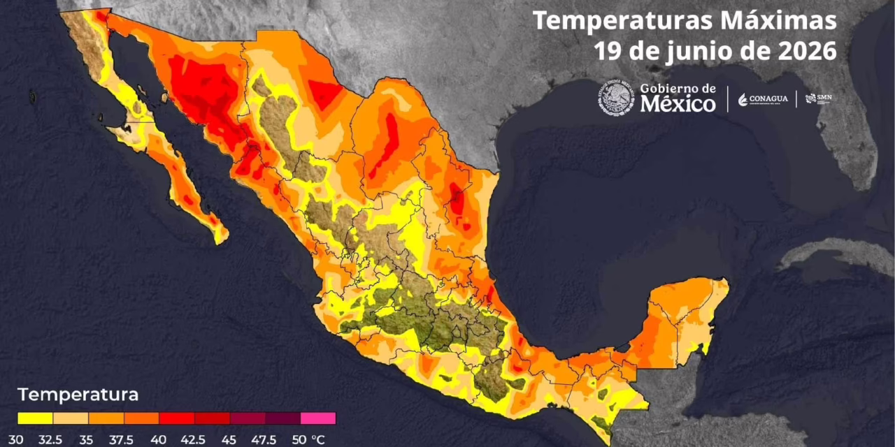 Se prevé ambiente caluroso a muy caluroso en gran parte del país.