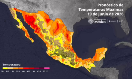 Se prevé ambiente caluroso a muy caluroso en gran parte del país.